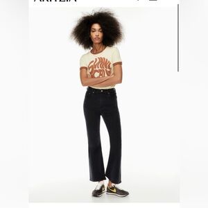 Denim Forum Cropped Flare Jeans - 28L